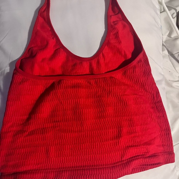 Red Halter Top - Picture 3 of 4